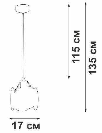 Подвесной светильник vitaluce v5828 v5828-8/1s