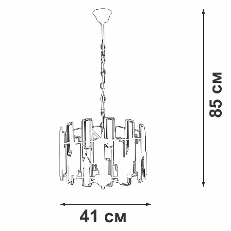 Подвесная люстра vitaluce v5830 v5830-1/5