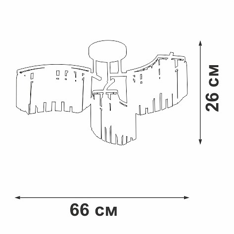 Потолочная люстра vitaluce v5884 v5884-0/6pl