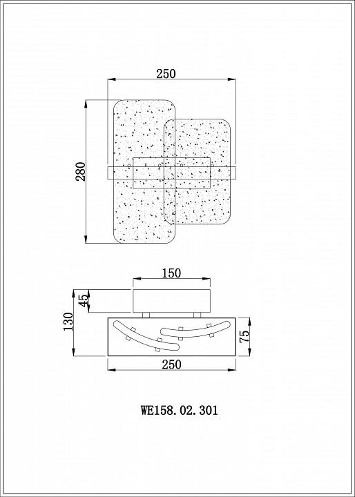 Бра wertmark nelly we158.02.301