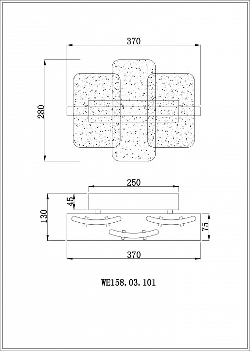 Бра wertmark nelly we158.03.101