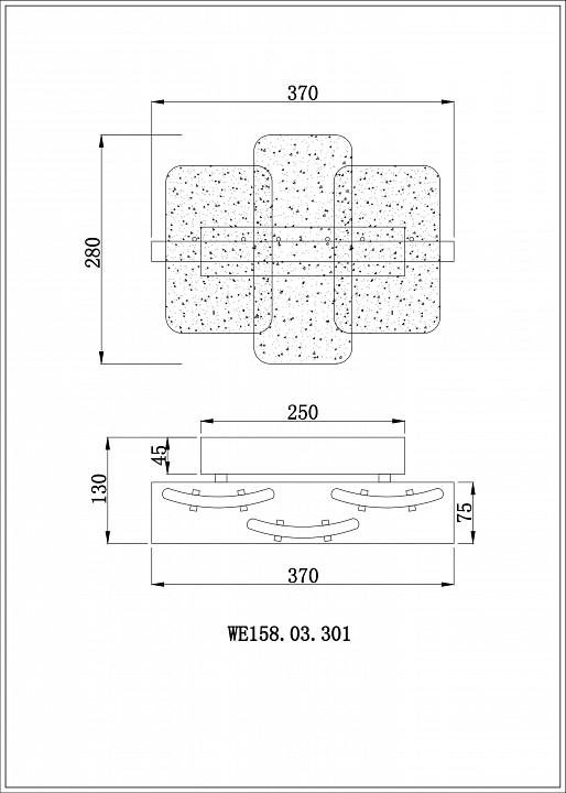 Бра wertmark nelly we158.03.301